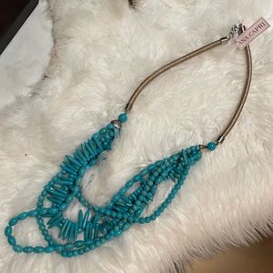 Ana Capri- turquoise stones necklace NWT
